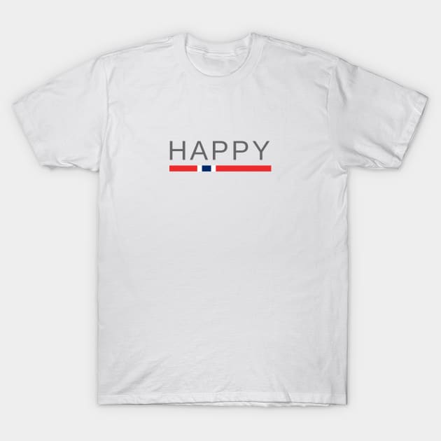 Happy T-Shirt by tshirtsnorway